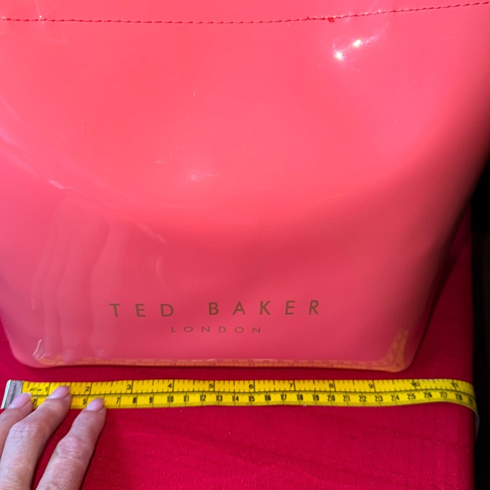 Ted Baker Coral Glossy Tote Bag - Picture 6 of 8